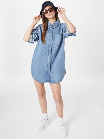 Urban Classics Shirt Dress in Blue