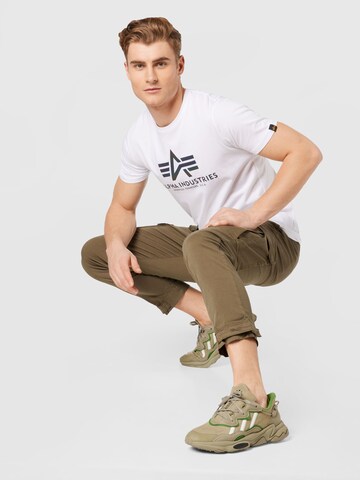 ALPHA INDUSTRIES Bluser & t-shirts i hvid