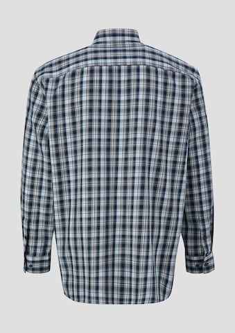 s.Oliver Men Big Sizes Regular fit Button Up Shirt in Blue