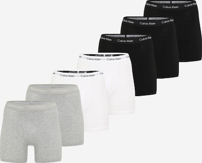 Calvin Klein Underwear Bokserishortsit värissä vaaleanharmaa / musta / valkoinen, Tuotenäkymä