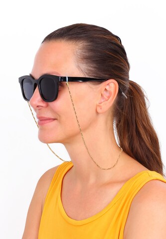 ELLI Brillenkette in Gold: Vorderseite