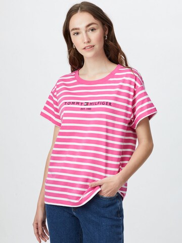 TOMMY HILFIGER Shirt in Roze: voorkant