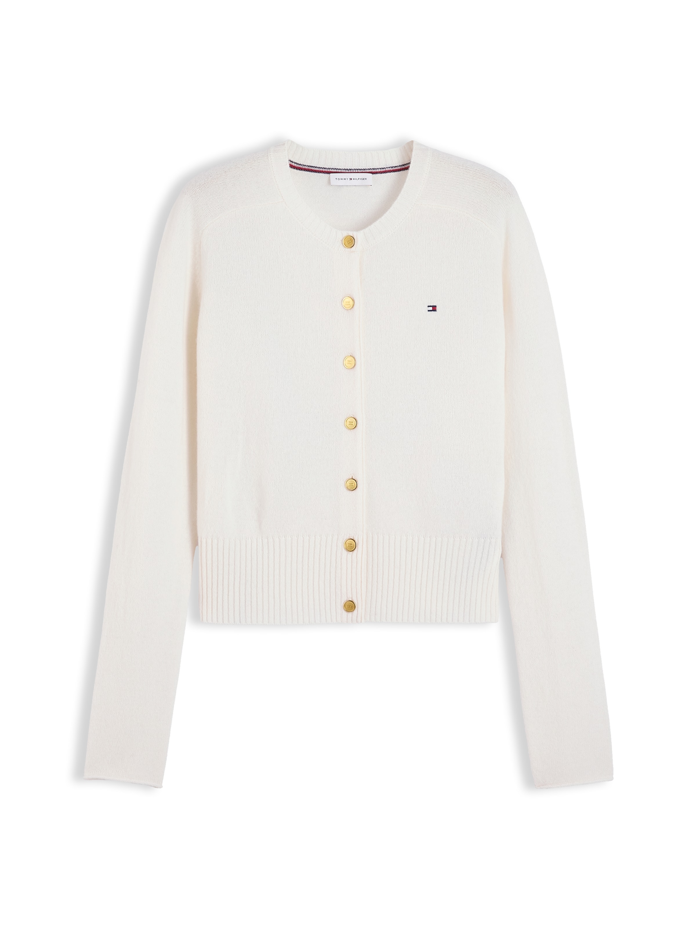 TOMMY HILFIGER Kardigan – žlutá: přední strana