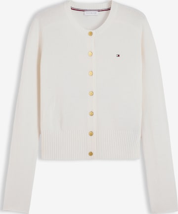 Geacă tricotată de la TOMMY HILFIGER pe galben: față