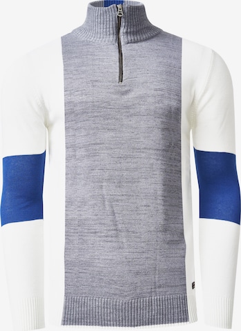 Rusty Neal Pullover in Grau: Vorderseite