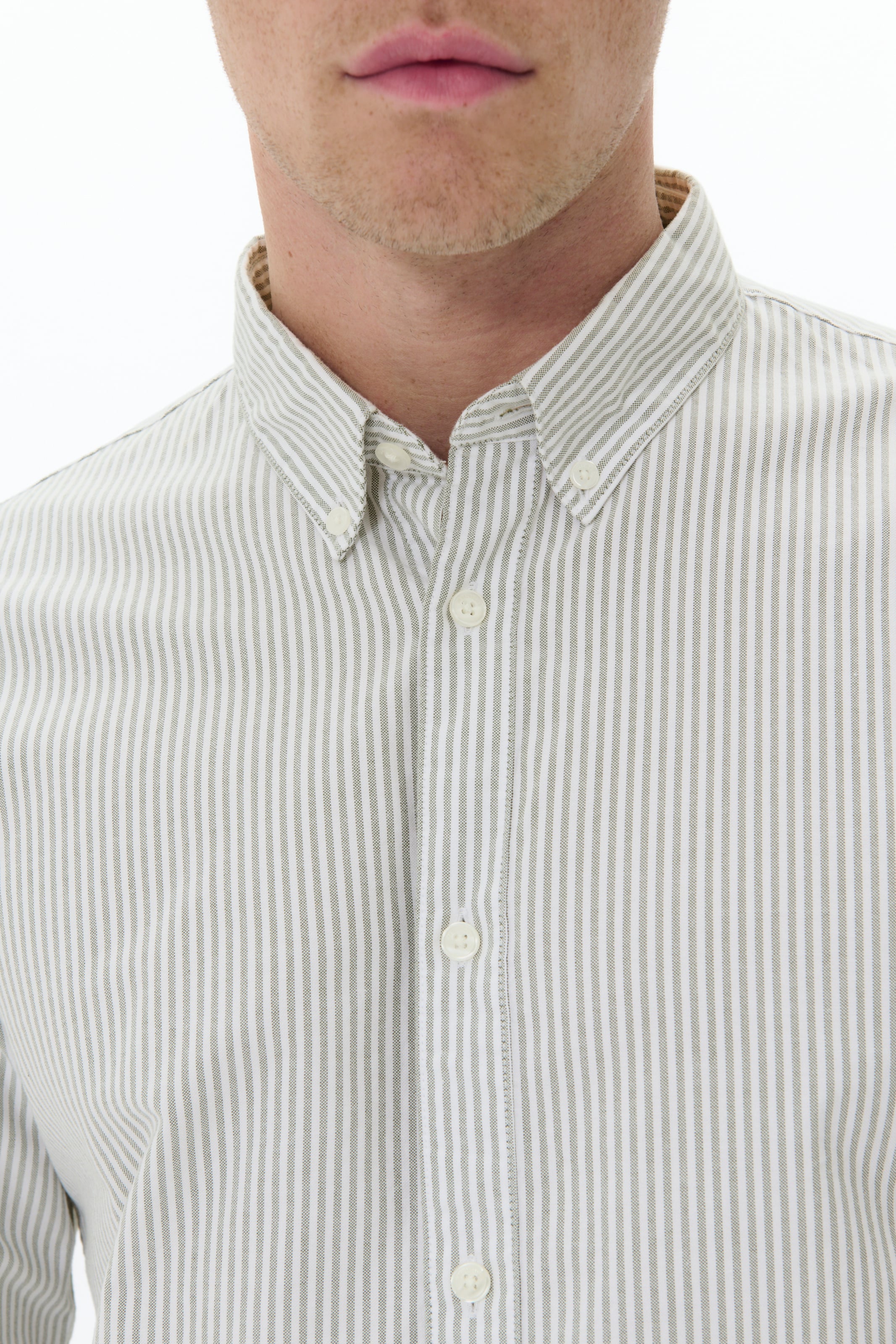 Coupe regular Chemise 'Trostol' Matinique en vert