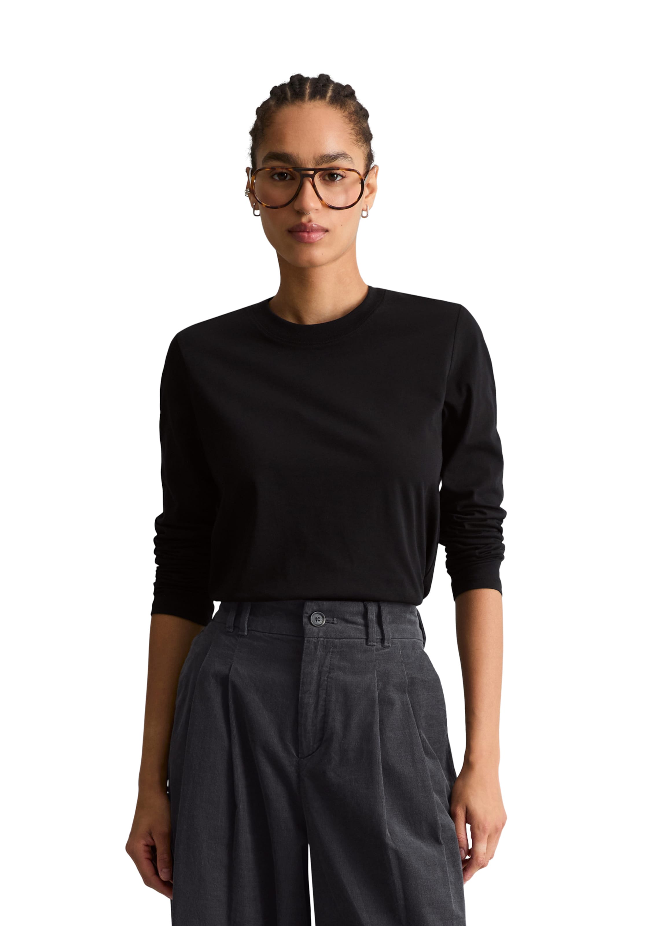 Maglietta di Marc O'Polo DENIM in nero: frontale