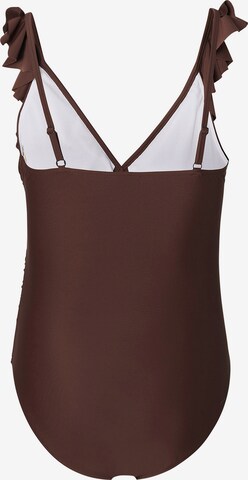 Noppies Bralette Swimsuit 'Sima' in Brown