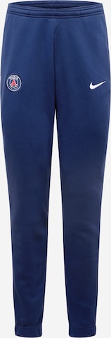 NIKE Tapered Sports trousers 'Paris Saint-Germain' in Blue: front