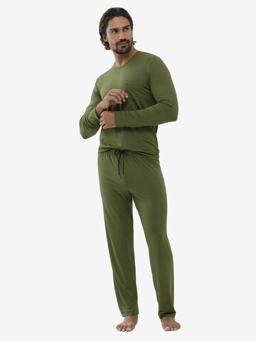 Regular Pantalon de pyjama Mey en vert