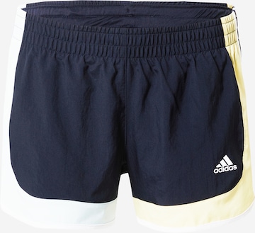 Pantalon de sport 'Marathon 20' ADIDAS SPORTSWEAR en bleu : devant