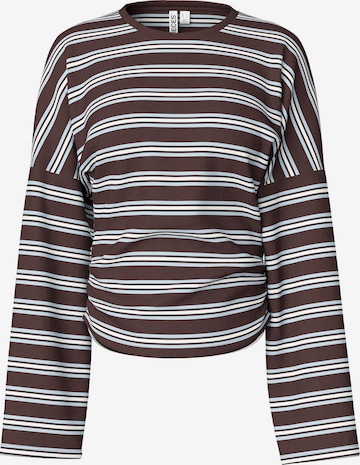 PIECES Shirt in Brown: front