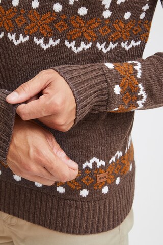 !Solid Sweater 'Norwig' in Brown