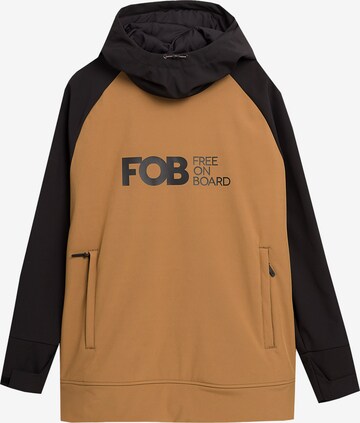 4F Outdoor jacket in Beige: front