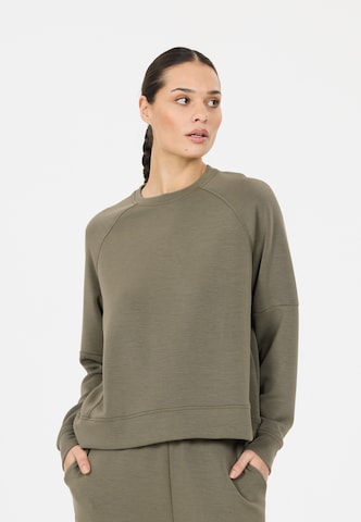 Athlecia Sweatshirt 'Jacey' in Grün: Vorderseite