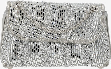 Sac bandoulière faina en argent : devant