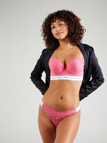 GUESS - Tanga 'BELLE' en rosa