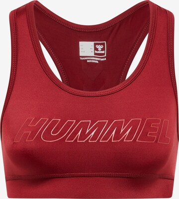 Hummel Bustier Sport-BH in Rot: predná strana