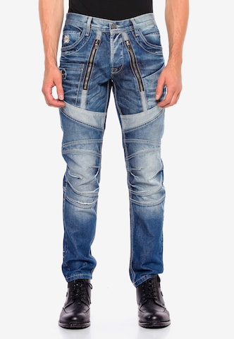 CIPO & BAXX Regular Jeans in Blauw: voorkant