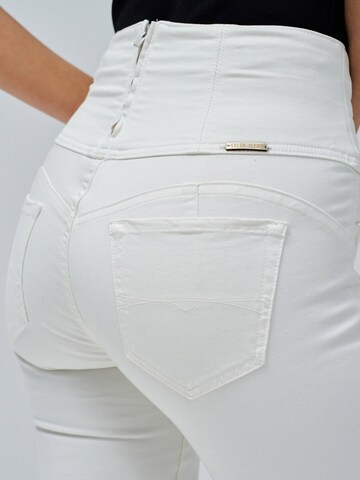 Wide Leg Jean 'Diva' Salsa Jeans en blanc