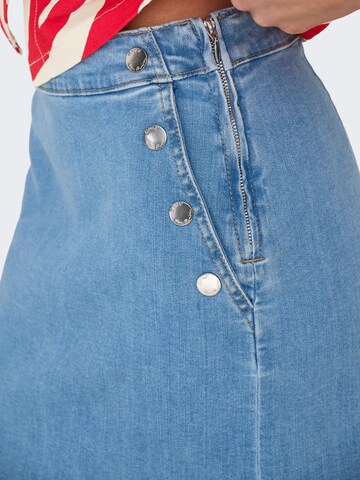 Jupe 'ONLMadison' ONLY en bleu