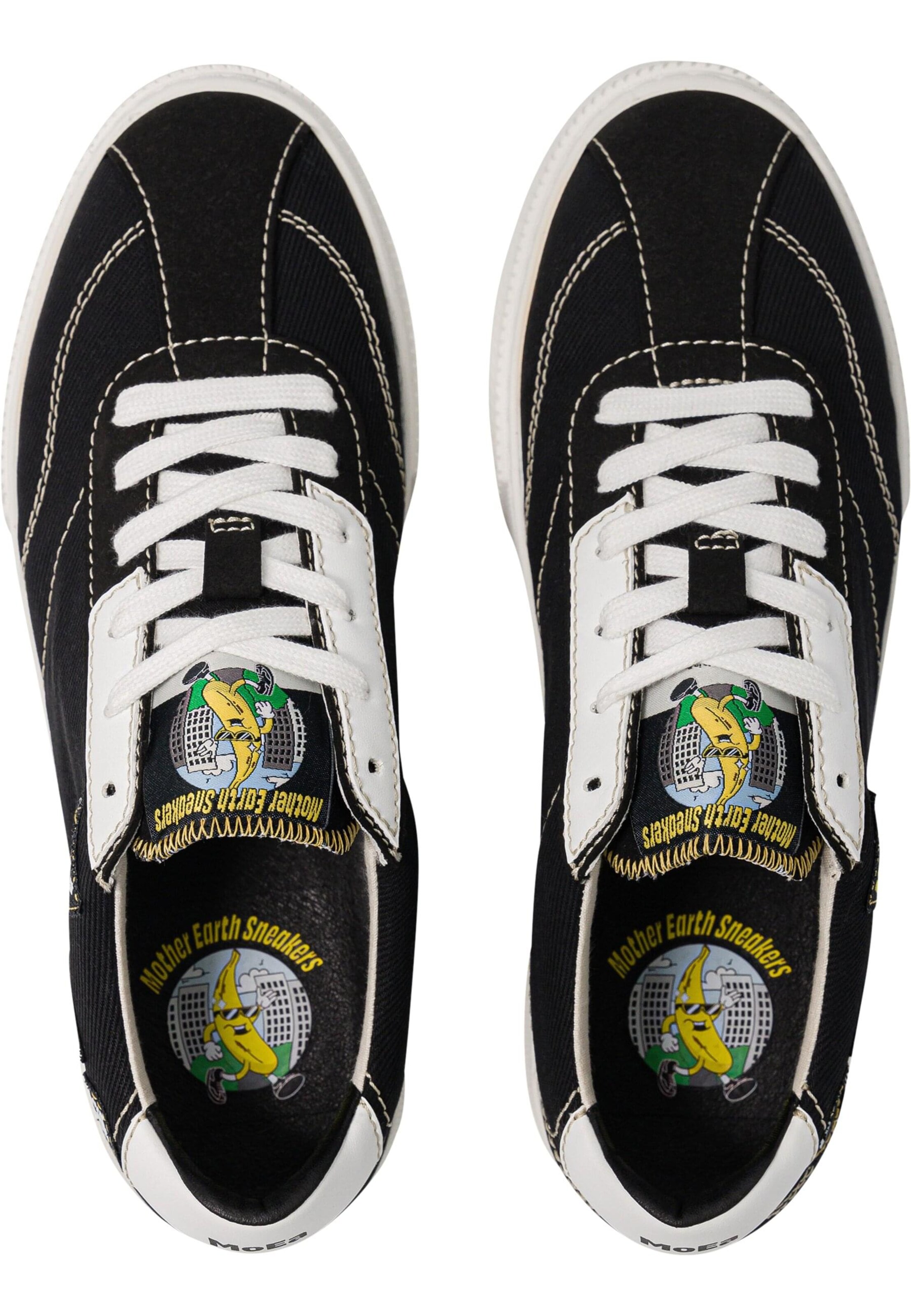 Sneaker bassa 'Gen4 - Banana' di MoEa in nero