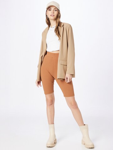 minimum Skinny Leggings 'LEGINA' in Brown