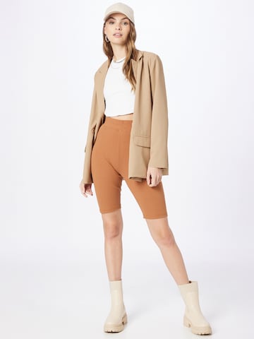 minimum Skinny Leggings 'LEGINA' in Brown