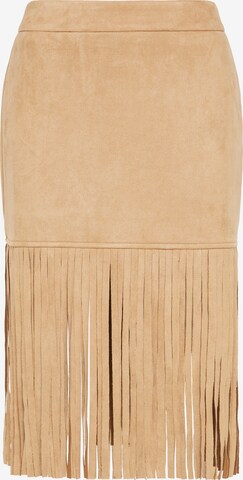 IZIA Skirt in Beige: front