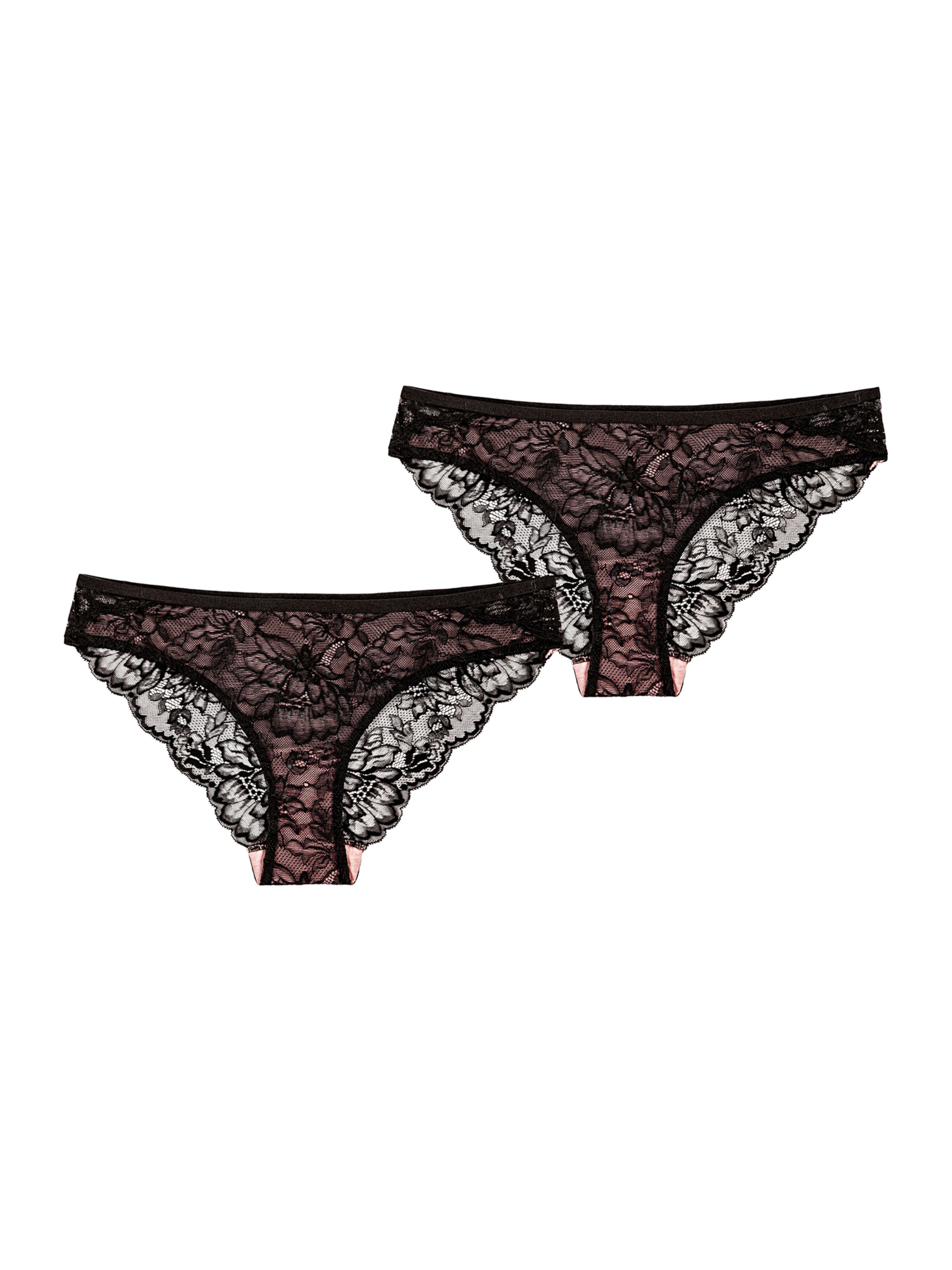 TRIUMPH Slip ' Amourette Charm ' in Black: front