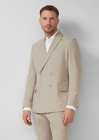 s.Oliver Slim fit Blazer ' S.OPURE ' in Beige