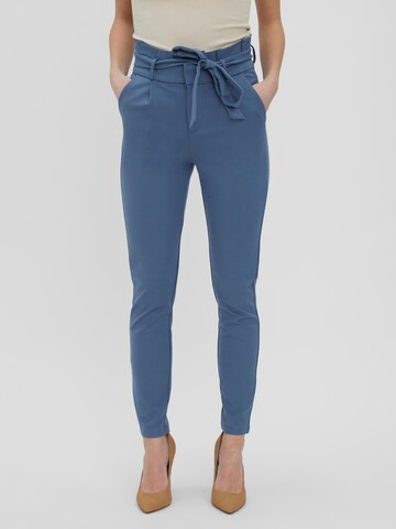 VERO MODA - Slimfit Pantalón plisado 'Eva' en azul: frente