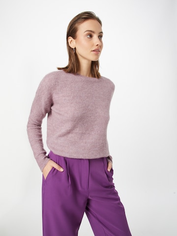 MSCH COPENHAGEN Sweter 'Femme' w kolorze fioletowy: przód