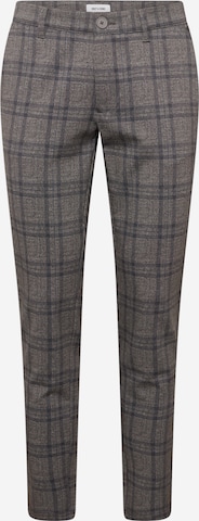 Only & Sons Slimfit Broek 'Mark' in Grijs: voorkant