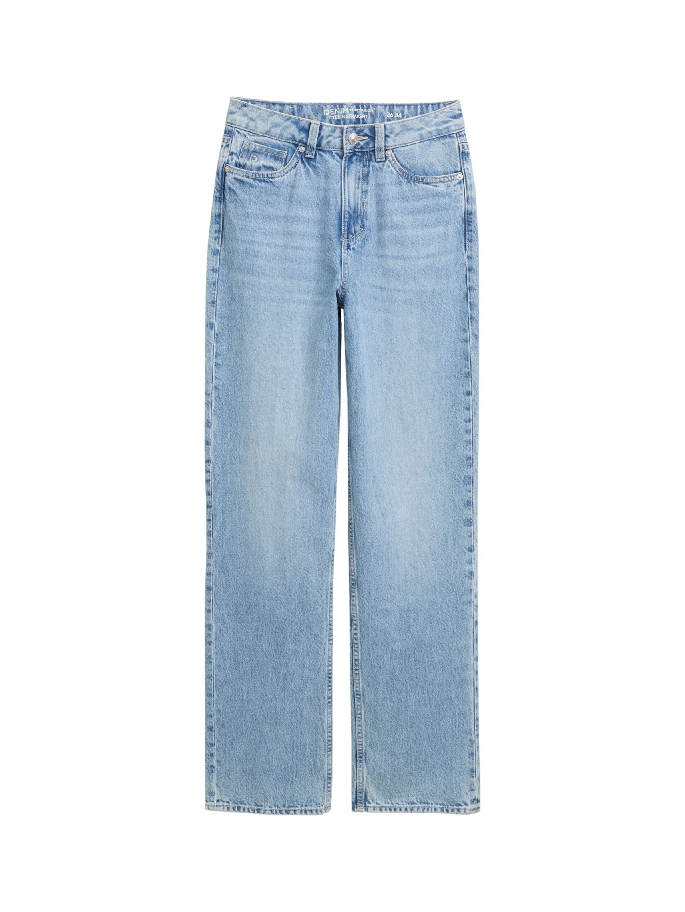 TOM TAILOR DENIM Regular Jeans 'ELIN' in Blue: front