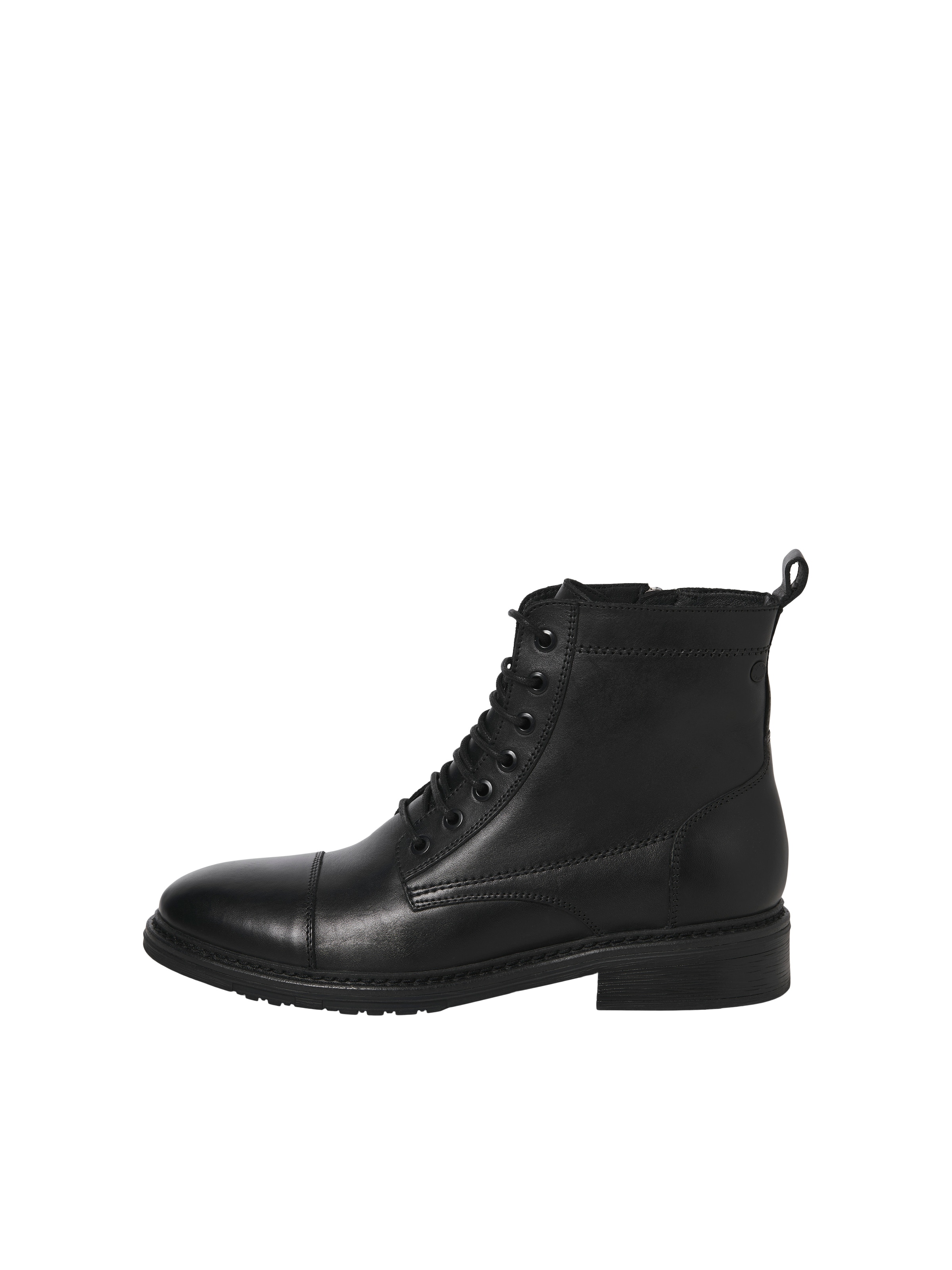 Bottines à lacets 'JFWWENTWORTH' JACK & JONES en noir : devant