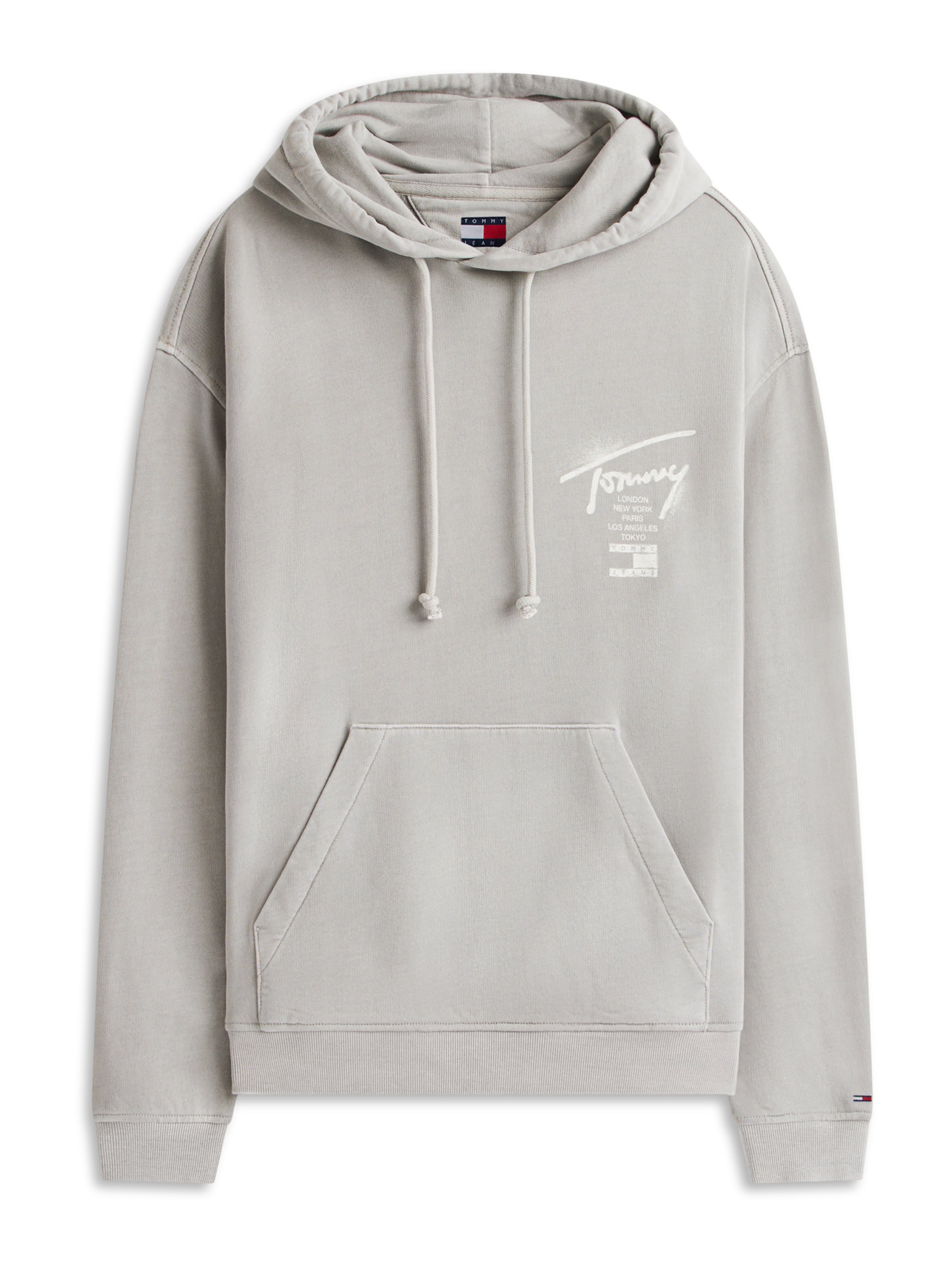 Tommy Jeans - Sweatshirt em cinzento: frente