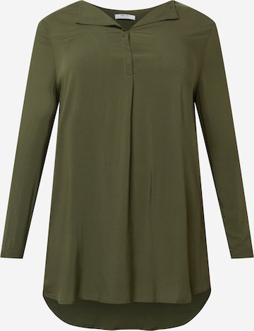 ABOUT YOU Curvy Blouse 'Mary' in Green: front