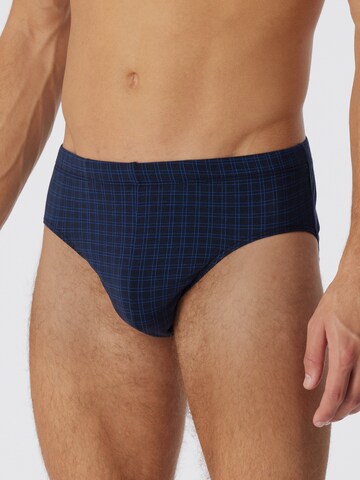 Slip ' Mini ' SCHIESSER en bleu : devant