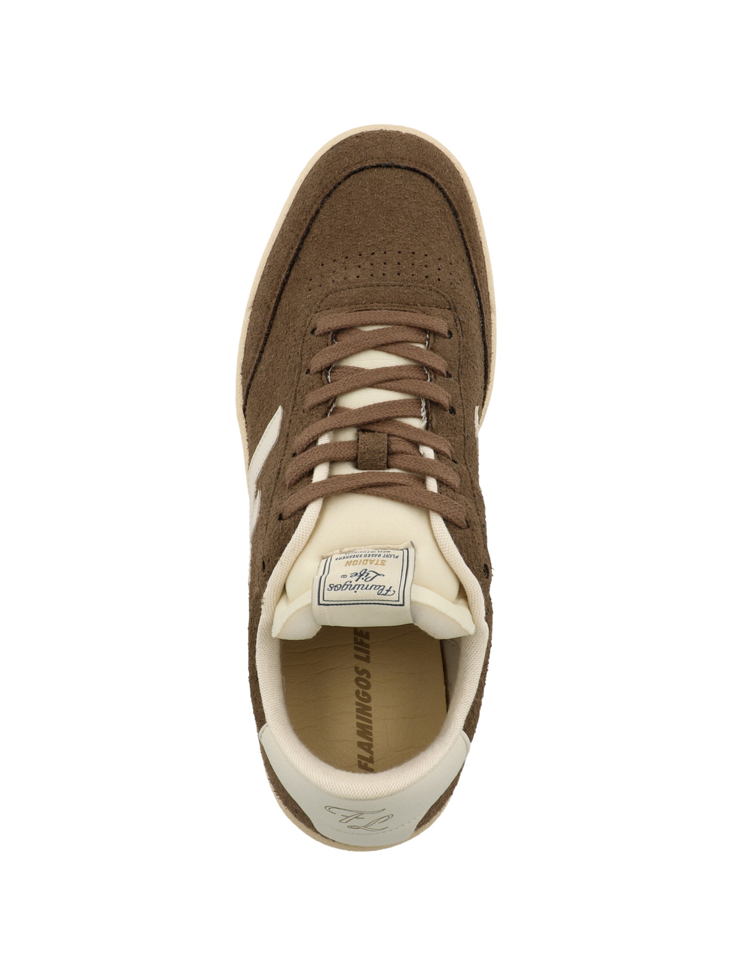 Baskets basses 'Stadion' Flamingos Life en marron