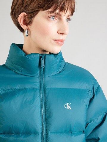 Calvin Klein Jeans Winter Jacket 'Essential' in Green