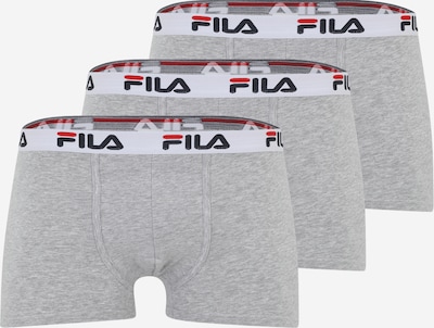 FILA Bokseršorti, krāsa - gaiši pelēks / raibi pelēks / asinssarkans / melns, Preces skats