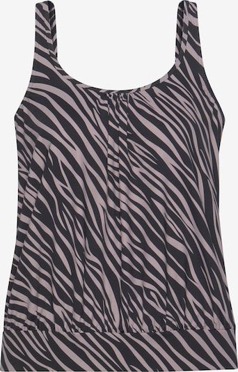 Tankinio viršutinė dalis iš LASCANA, spalva – rausvai violetinė spalva / juoda, Prekių apžvalga