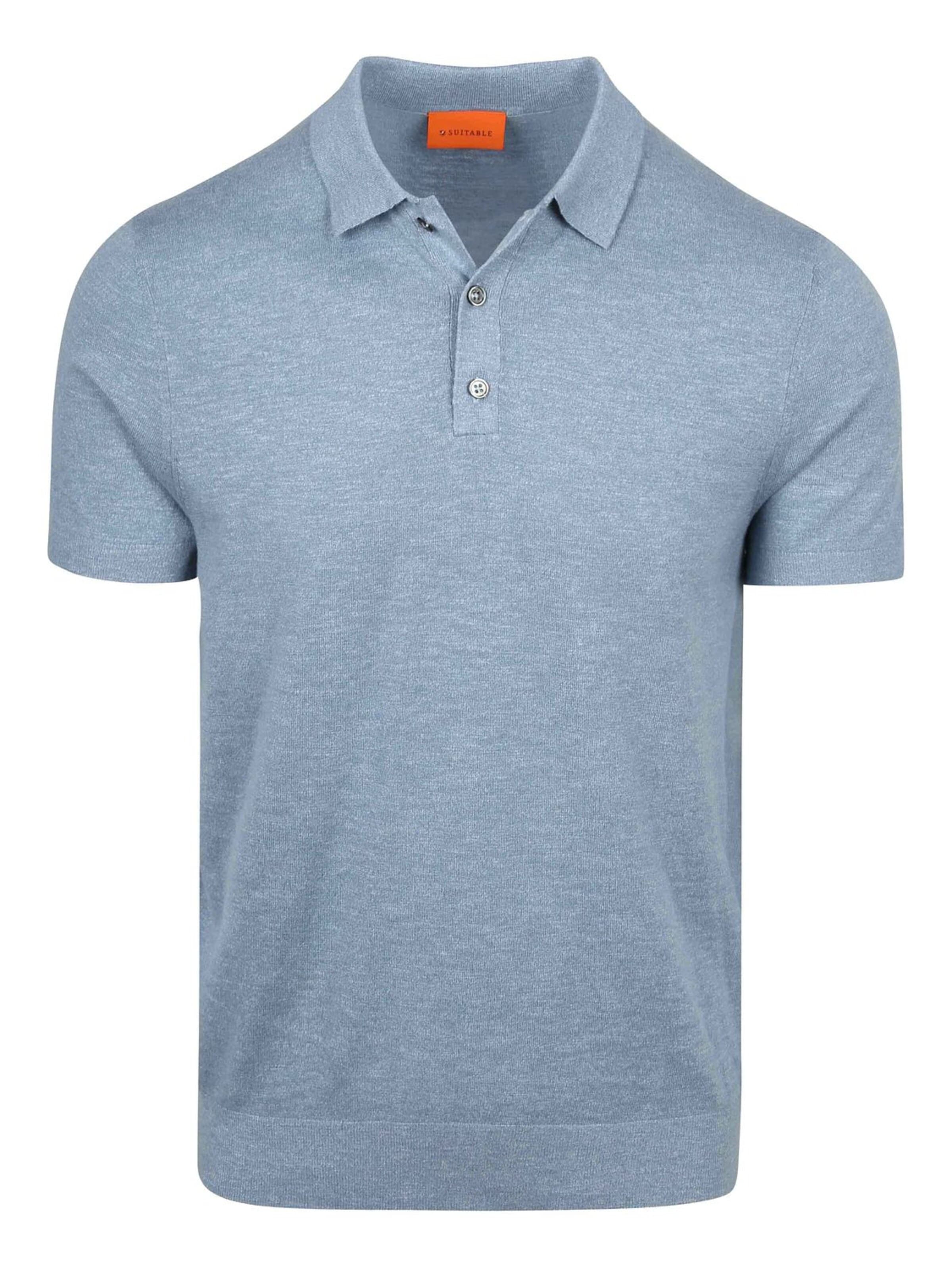 Suitable Shirt in Blauw: voorkant