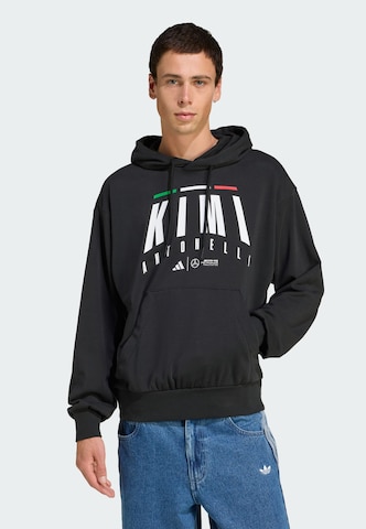 ADIDAS PERFORMANCE Sportsweatshirt 'Mercedes - AMG Petronas Formula One Team Kimi Antonelli' in Zwart: voorkant