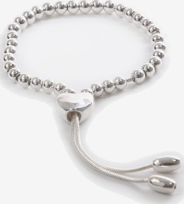 COLLEZIONE ALESSANDRO Bracelet 'Doro' in Silver: front
