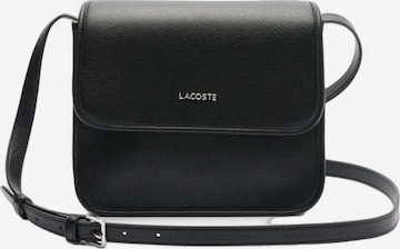 LACOSTE Axelremsväska 'Elegance' i svart: framsida