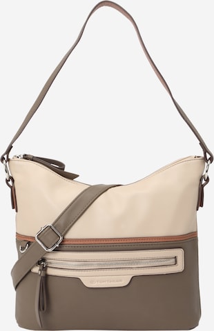 TOM TAILOR Shoulder Bag 'Jule' in Brown: front