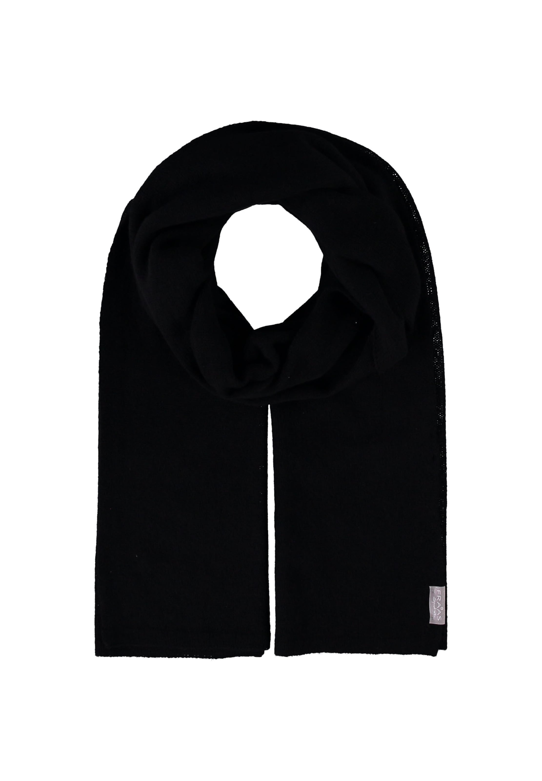 FRAAS Schal in Schwarz: Vorderseite