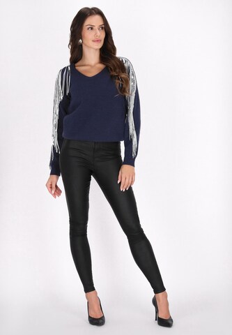 faina - Jersey en azul